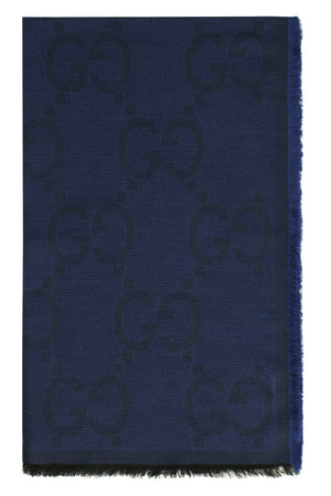 GG jacquard motif scarf-1